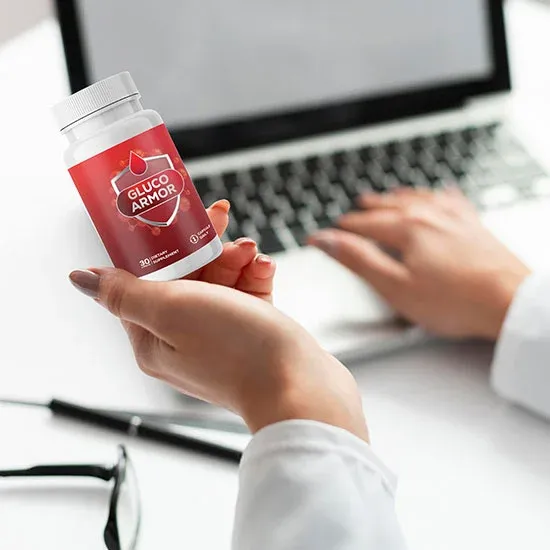 GlucoArmor Bottle with User